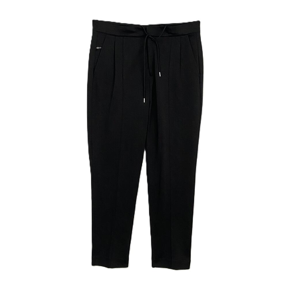Michael Kors Pants Men's Medium Cotton Blend Drawstring Pleated Front Black NEW